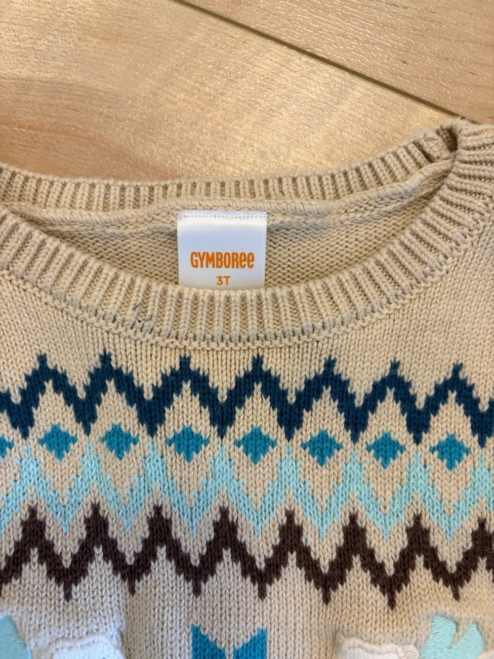 Gymboree Cream Knit Sweater - Picture 2 of 3